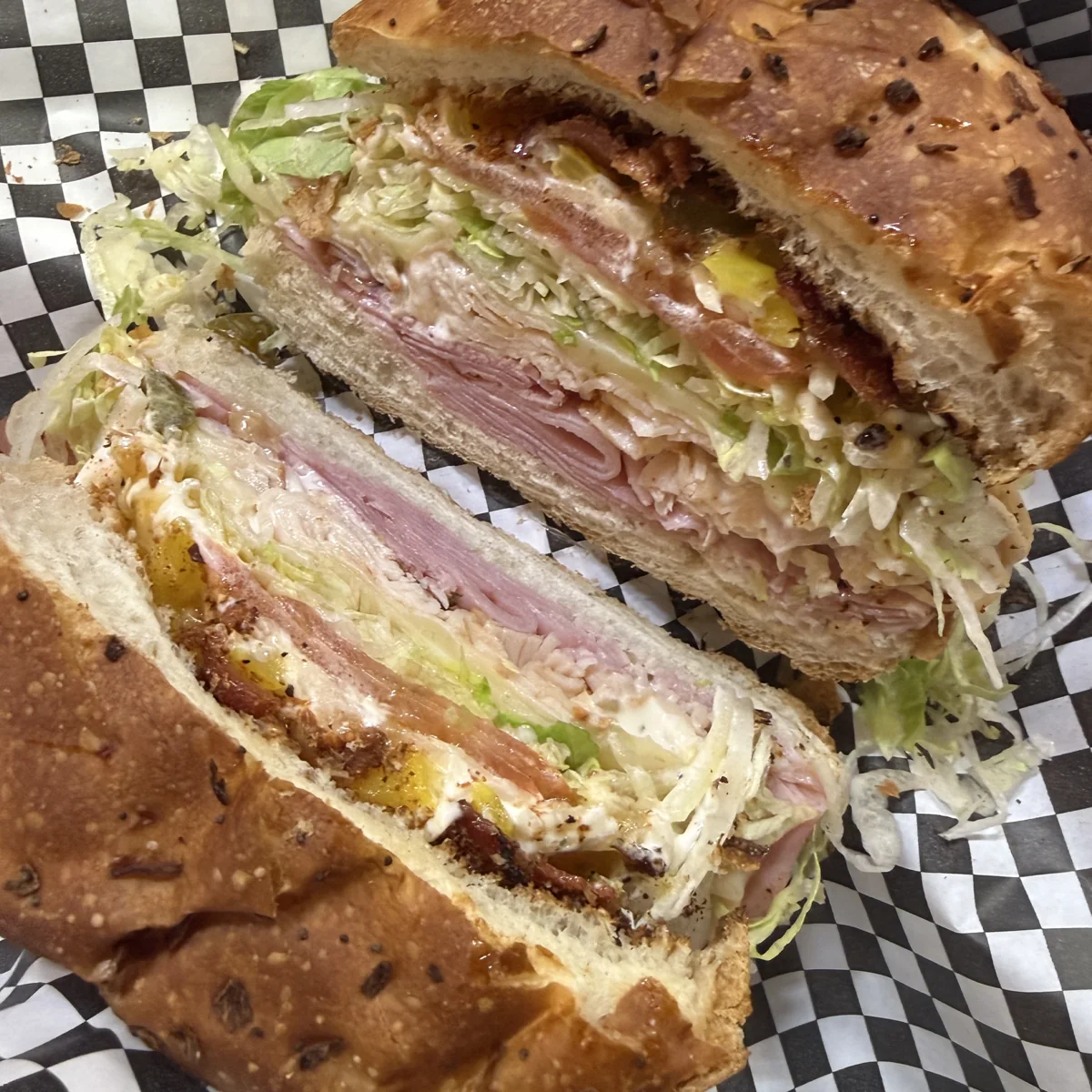 Fresh sandwich from Unc's Deli
