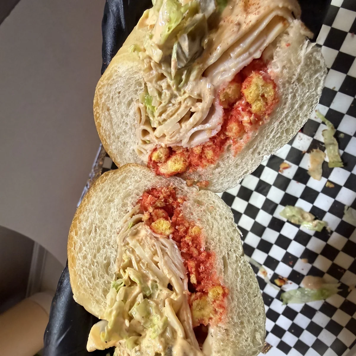 Fresh sandwich from Unc's Deli