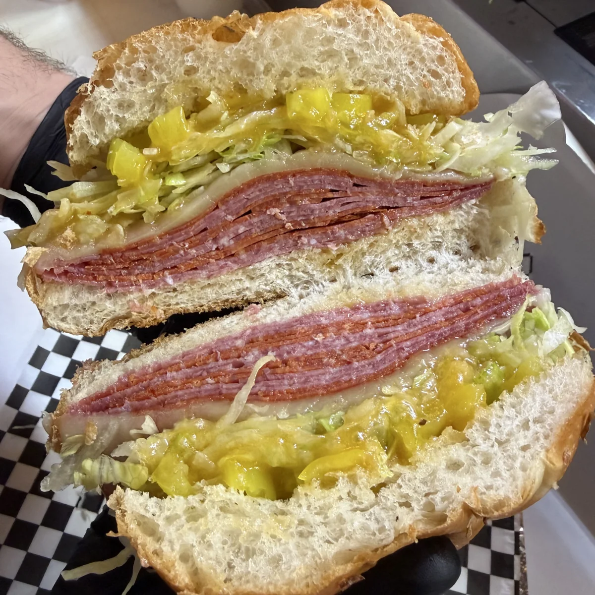 Fresh sandwich from Unc's Deli