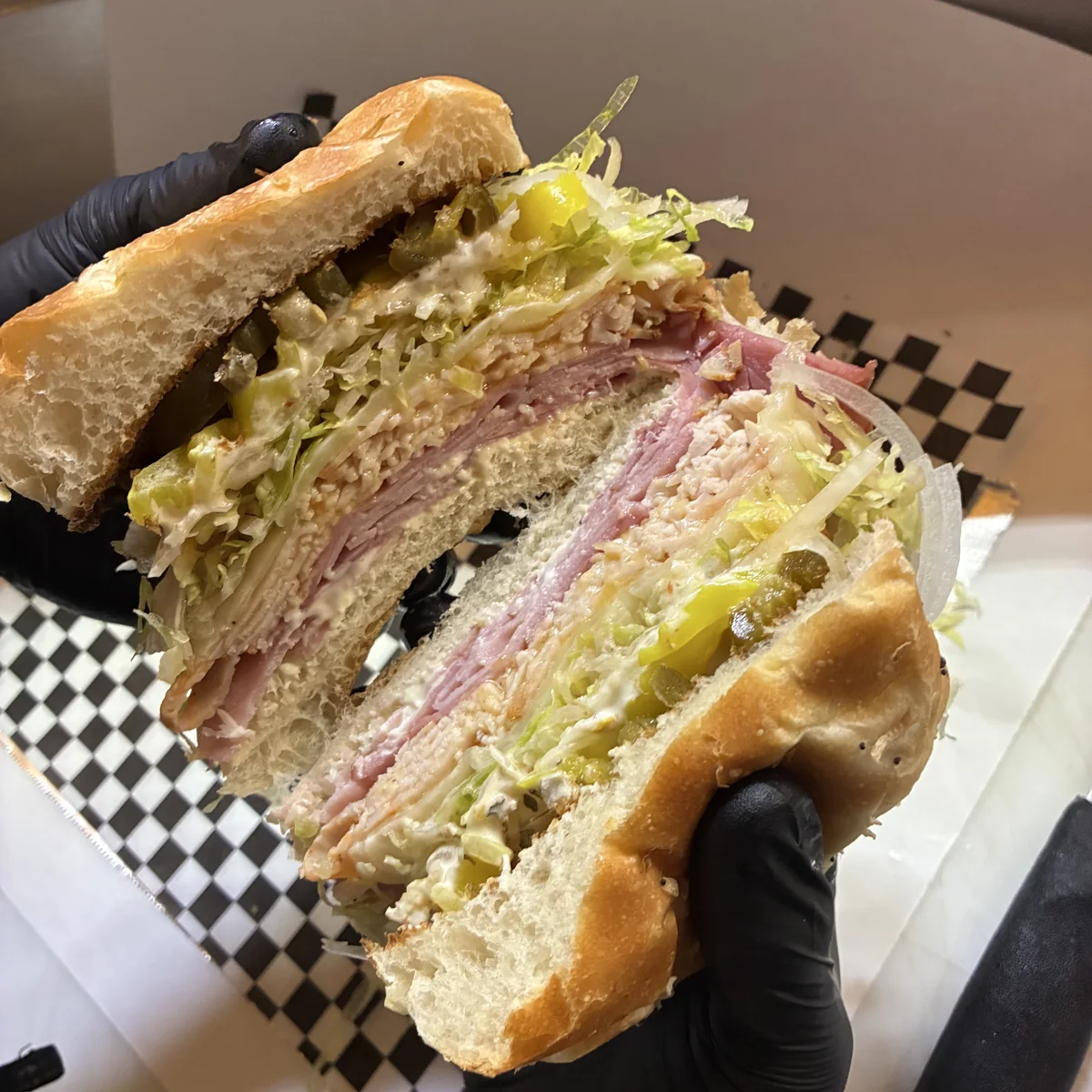 Fresh sandwich from Unc's Deli
