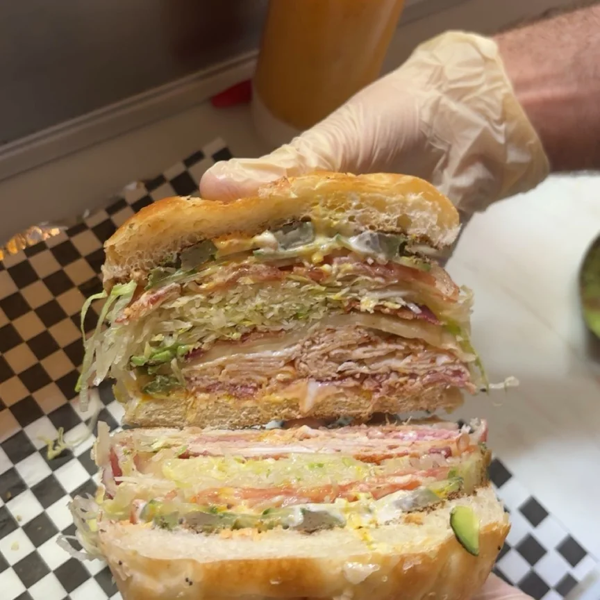 Fresh sandwich from Unc's Deli